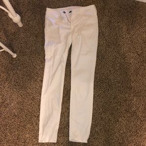 American Eagle super stretch white jegging